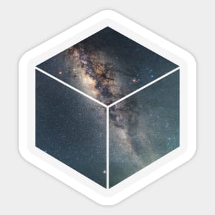 Universe, sacred geometry. Sticker